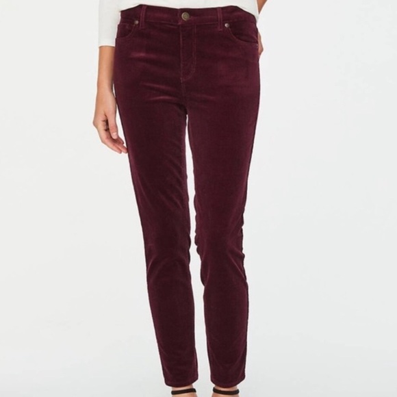 burgundy corduroy pants